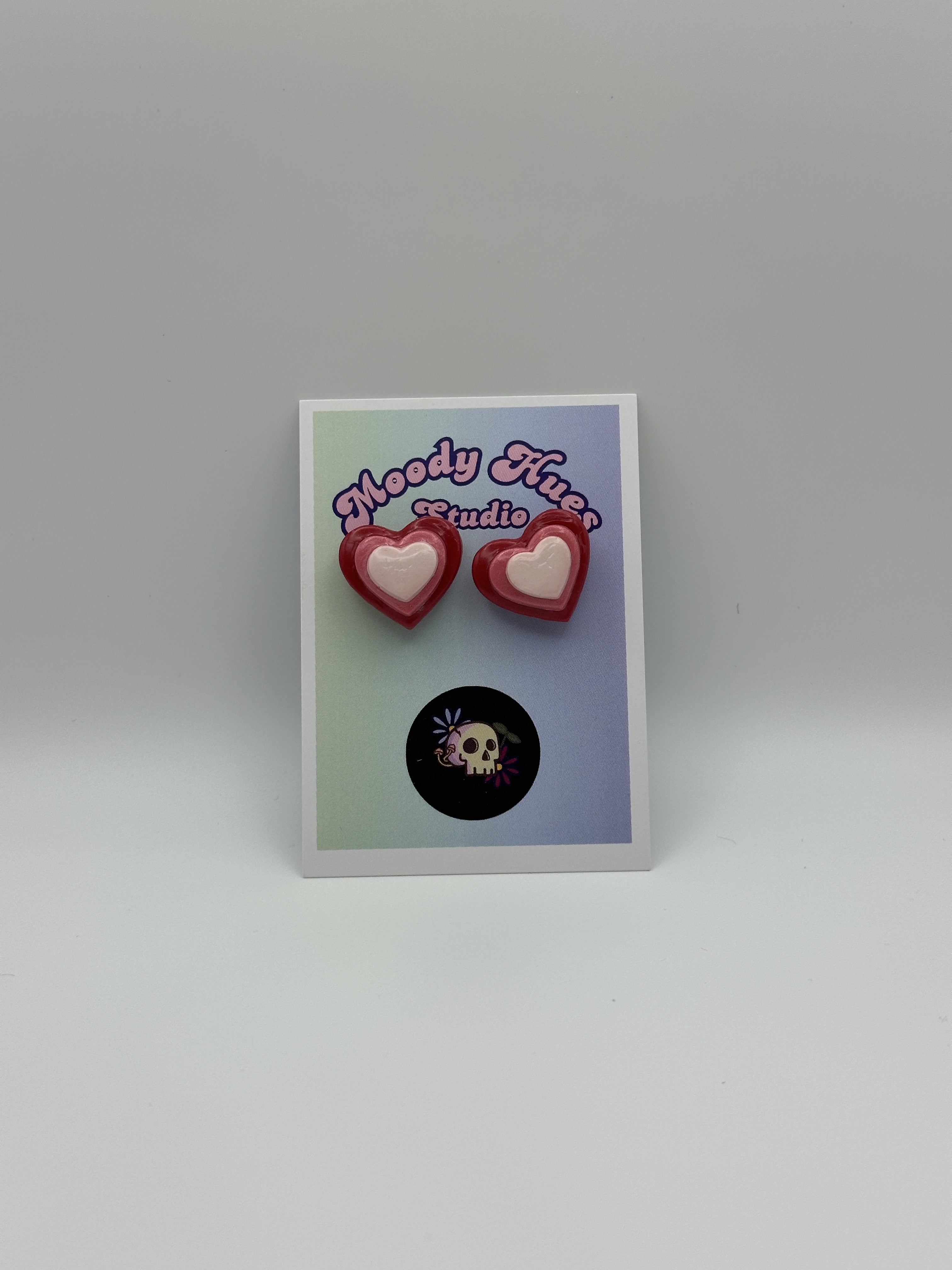 Heart Stud Earrings