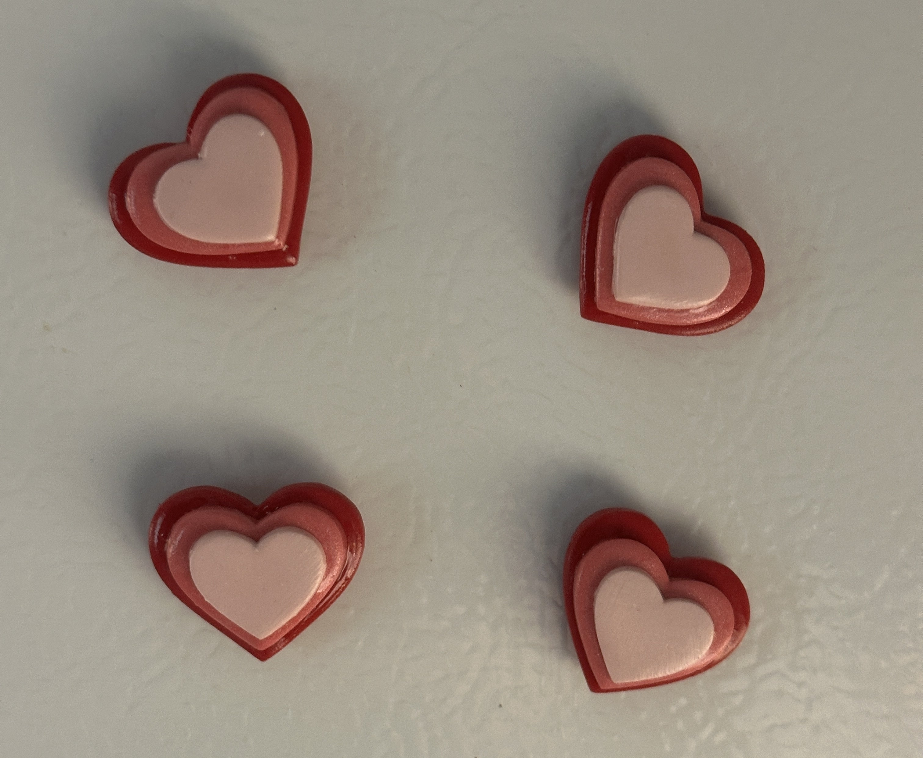 Heart Magnets - 4PK
