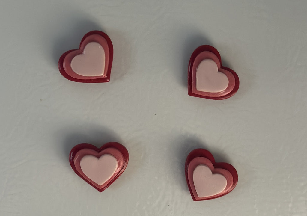 Heart Magnets - 4PK