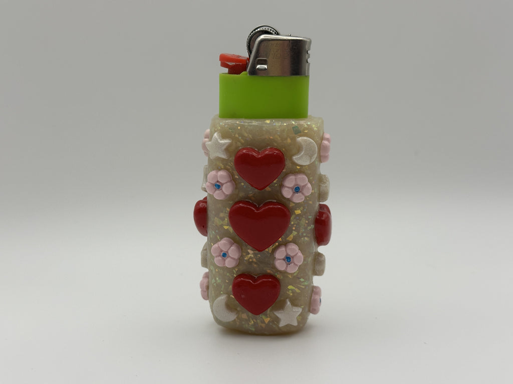 Faux Opal Lighter Case